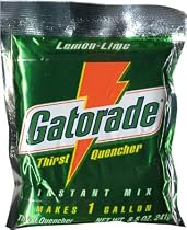 Gatorade Drink Mixes Instant Powder Packet, 1 Gallon, Lemon Lime Flavor, 3956