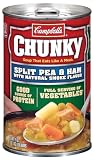 Campbell's Chunky Healthy Request Split Pea and Ham, 18.8 Ounce Cans (Pack of 12)