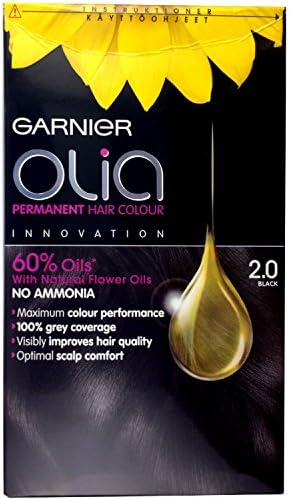 Garnier Olia Permanent No Ammonia Hair Colour - 2.0 Black