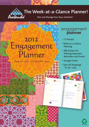 2012 Potpourri Engagement Planner calendar