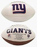 New York Giants Limited Edition Embroidered Signature Series Football from Fotoball
