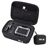 SJCAM Action Camera Case Universal Storage Travel Protective Bag for Carrying Sports Cameras GoPro Hero 4/3+/3/2/1 SJCAM and Accessories with EVA (Small, Black)