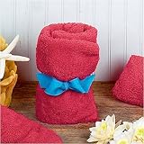 Royal Palm Tiare Flower Spa Blankie - Pink