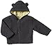 Magnificent Baby Unisex-Baby Infant Fleece Bear Jacket, Ash/Lemon, 12-18 Months
