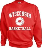 Wisconsin Badgers Perennial Basketball Crewneck Sweatshirt