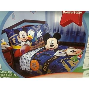 Disney Mickey Mouse 4pc Toddler Bedding Set Genuine Licensed