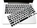 Funut Silicone MacBook Keyboard Cover for MacBook Air 13 Inch (A1466 / A1369, Release 2010-2017) & MacBook Pro 13/15 Inch(with or w/Out Retina Display, 2015 or Older Version) Black
