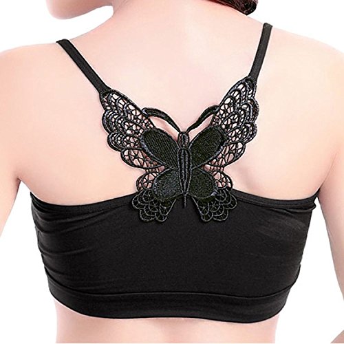 Zacoo Women's Modal Butterfly Short Tank Top