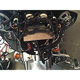 Harley Davidson Large Amplifier Mount Fits Batwing Bikes with Aftermarket and Stock Radios for All Larger Amps up to 10" X 5"