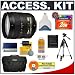 Accessory Kit for Nikon D200 D300 SLR Camera with Nikon AF-S 18-70mm DX f/3.5-4.5 G ED-IF Lens + Transcend 2GB 133X CompactFlash (CF) Card + Deluxe SLR System Camera Case (Lens Refurbished by Nikon U.S.A.)