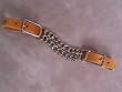 Leather Double Curb Chain
