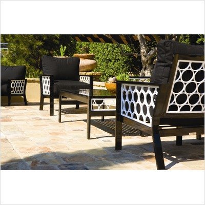 Koverton K-261-11/2548T Parkview Cast Deep Seating Club Chair with Coffee Table