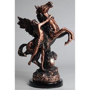 Pegasus with Bellerophon Sculpture
