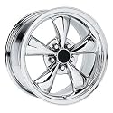 17" x 10.5" Replika Wheels Mustang Bullet (Chrome/Chrome) Wheels (Set of 4)
