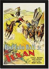Framed Art Poster 20x30, Texan