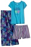 Calvin Klein Girls 2-6x Three Piece Pj Set