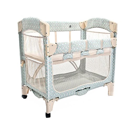 Arm's Reach Concepts Mini Arc CoSleeper Turquoise Geo Tisurums