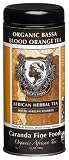 Caranda Fine Foods African Herbal Tea, Organic Bassa Blood Orange Tea (Caffeine Free), 3.5-Ounce Tins (Pack of 4)