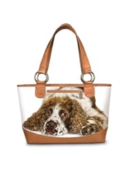 Shoes: Faithful Friend Dog-Themed Tote Bag: Unique Dog Lover Gift: Springer Spaniel by The Bradford Exchange