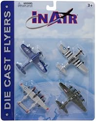 Die Cast World War II Warbirds 4 Piece Set