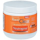 Neutrogena Rapid Clear Treatment Pads, 60 Count(Pack of 3)