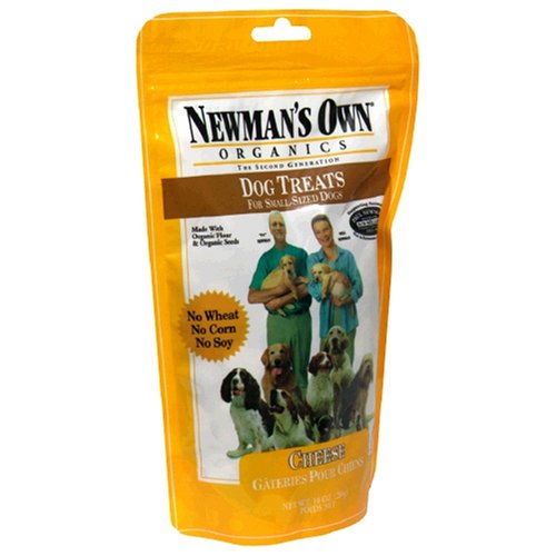Childrens Toyshop  Pet Supplies : Newman's Own« Organics Dog Treats for Small Size Dogs, Cheese, 10-Ounce Bags (Pack of 6)