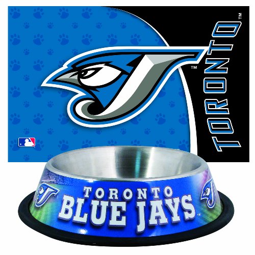 MLB Toronto Blue Jays Pet Bowl and Mat Combo