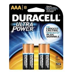 Duracell Ultra Power Batteries, AAA Size, 8-Count Packs (Pack of 4)
