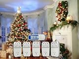 Christmas Lighting Wireless Remote Control Outlet Switch Socket - 5 Pack - For Christmas Tree, Outdoor Decorating Lights & All Electric Powered Holiday Decorations * BATTERY INCLUDED *