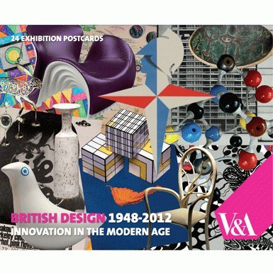 V&A British Design 1948-2012 Postcard Wallet||EVAEX