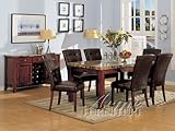 Bologna 7-Pc Dining Table Set by Acme