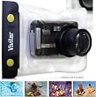 Waterproof Underwater Carrying Case For Canon Powershot SD1400 SD3500 A480 A495 A490 SD1200 SD1300 SD1400 SD780 SD960 SD980 S90 A1100 IS A3000 IS A3100 IS SD3500 IS SD940 IS SX200 IS With Free pack Of LCD Screen Protectors