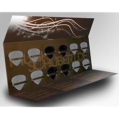 12 NYLON PLEKTREN - JIM DUNLOP USA ( je 4 x 0,73 ; 0,88 und 1,00 mm ) AUF PRAKTISCHER MUSIK-SCHUBERT PLECTRUM-CARD