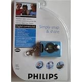 Philips P44417b Digital Camera Blue Keychain
