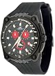 Adee Kaye Men's Ryder G2 Sports Black IP Chronograph Watch Model AK6002-MIPB