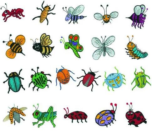 Great Notions Embroidery Machine CUTE BUGS