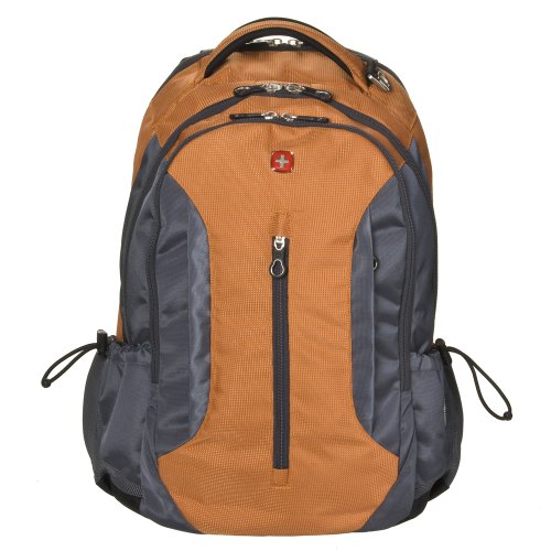SwissGear Laptop Backpack - Orange/ Silver