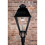 Gas Light America GL3000 Cast Aluminum Natural Gas Light With Dual Inverted Mantle Burner On Post Mount