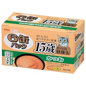 【クリックで詳細表示】15歳からの健康缶 かつおペースト 40g × 6P