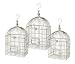 Sterling Home Vintage Metal  Decorative Bird Cages, Set of 3