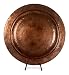 27" Decorative Copper Plated Iron Charger with Stand