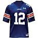 Under Armour Auburn Tigers #12 Navy NCAA Football Adult Replica Jersey