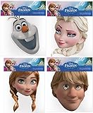 Official Disney Frozen 4 Card Face Masks (Multipack)