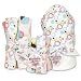 Cupcake Bouquet Set - All 3 Bouquets - Hooded Towel (# 101968) And 5 Pack Of Wash Cloths (# 101967) And 4 Pack Of Burp Cloths (# 101966)