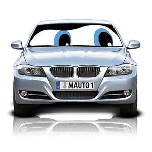 Blue Eyes Car Sun Shade