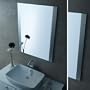 Miroir mural, 90x70 cm, ac22003, miroir mural salle de bain