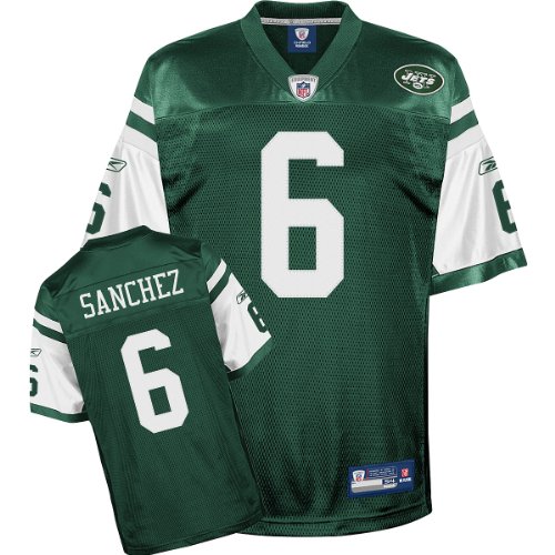 Reebok New York Jets Mark Sanchez Authentic Jersey Size 52