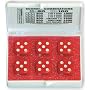 Pocket Farkel Dice Game Flat Pack - Red Dice
