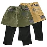 【アウトレット】 Bobson スパッツ付スカート(80～130cm) キムラタンの子供服 ベージュ 120 ( 77392x77892-144 )