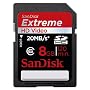 SanDisk SecureDigital High Capacity  (SDHC) Card Extreme Video HD Speicherkarte 8GB (Original Handelsverpackung)